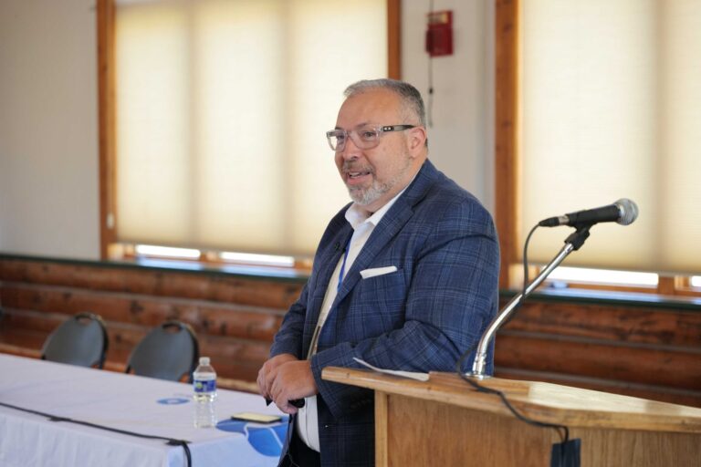 Jeffrey Daigrepont, SVP of Coker, begins his presentation at the 2025 Summit.