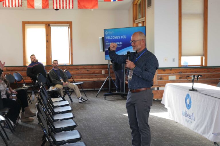 Patrick Bruggeman, Chief Sales and Marketing Officer at inReach Marketing, welcomes attendees to day two of the 2025 Summit and introduces Bruce Loeffler.